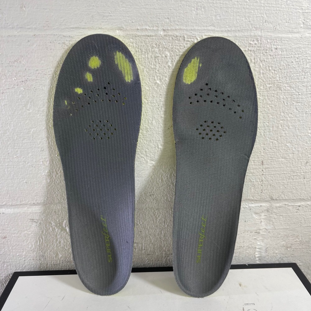 Superfeet Insoles Carbon All Purpose Arch Run Support Men 9.5-11 Womens 10.5-12